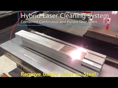 Hybride 1000-W-200-W-Faserlaser-Entlackungsmaschine für die automatische Reinigung