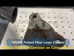 2000 W gepulste Faserlaser-Reinigungsmaschine für dicke Rostfarbe