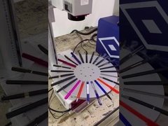 Faserlaser-Markierungsmaschine der Drehtabelle 20w